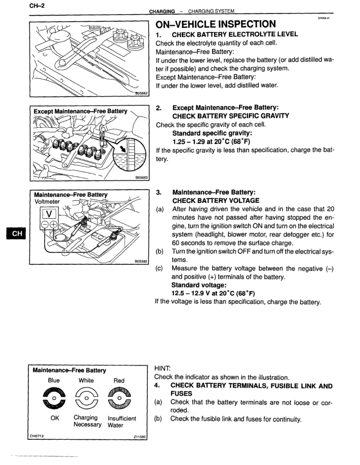 Page 1 - on vehicle inspection