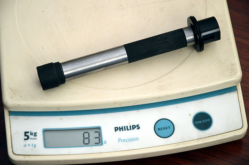 142mm steel axle for 12mm thru-axle