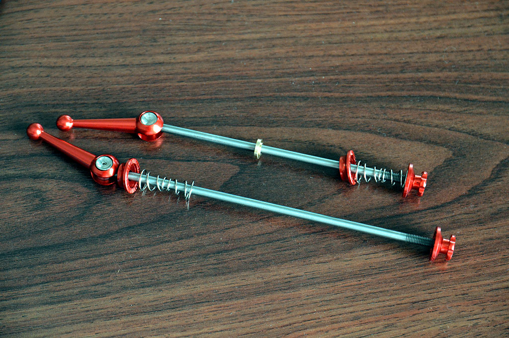Titanium quick release skewers - 48g