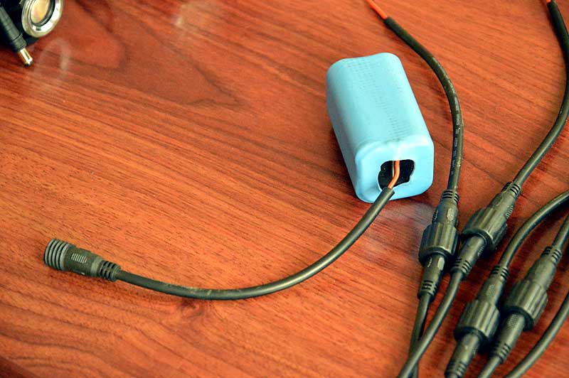 18650 x 4 heatshrink