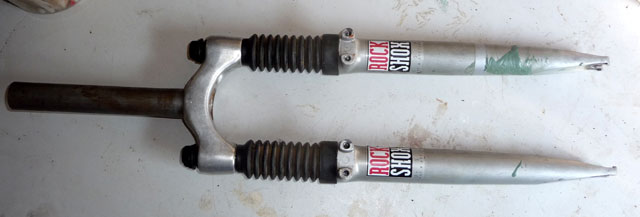 Modified RockShox Quadra 5