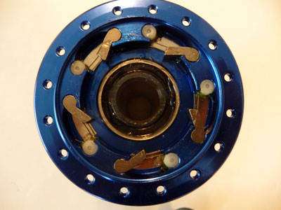 A2Z rear hub pawl system