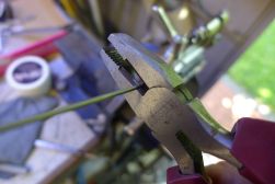Cutting spoke with heavy duty pliers