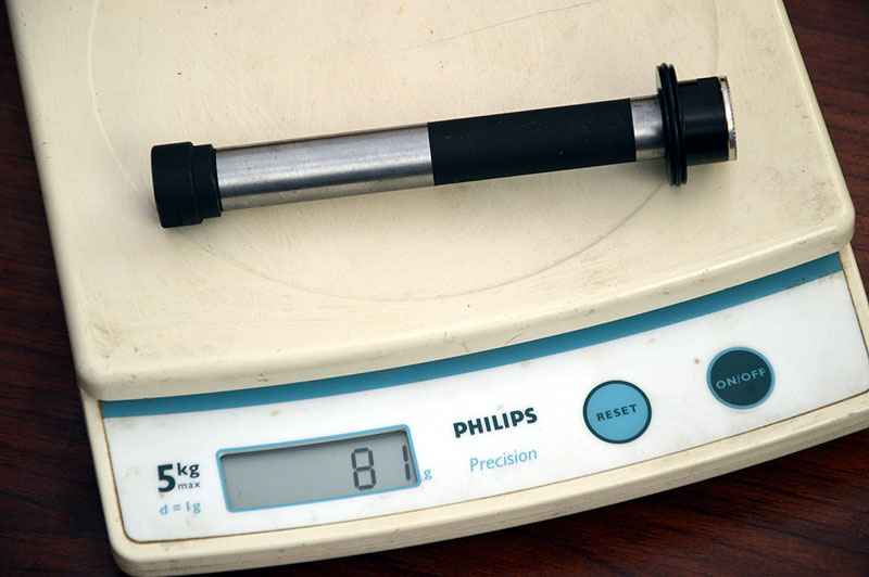 135mm steel axle for 12mm thru-axle