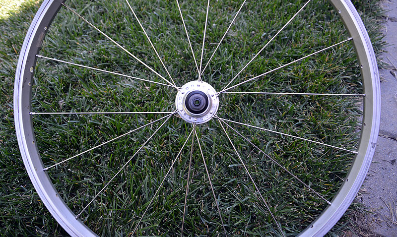 18 spokes on 36 hole rim and hub