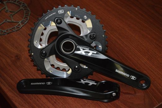 Shimano XT 165mm 2x10 crankset