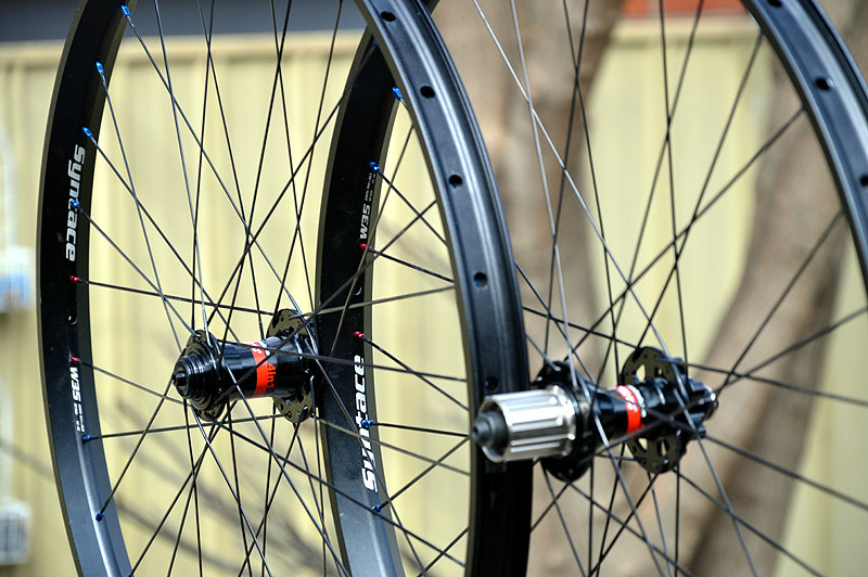 Syntace W35 wheelset built with CX-Rays and Novatec 881/882 hubs