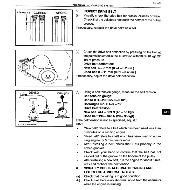 Page 2 - inspect drive belt