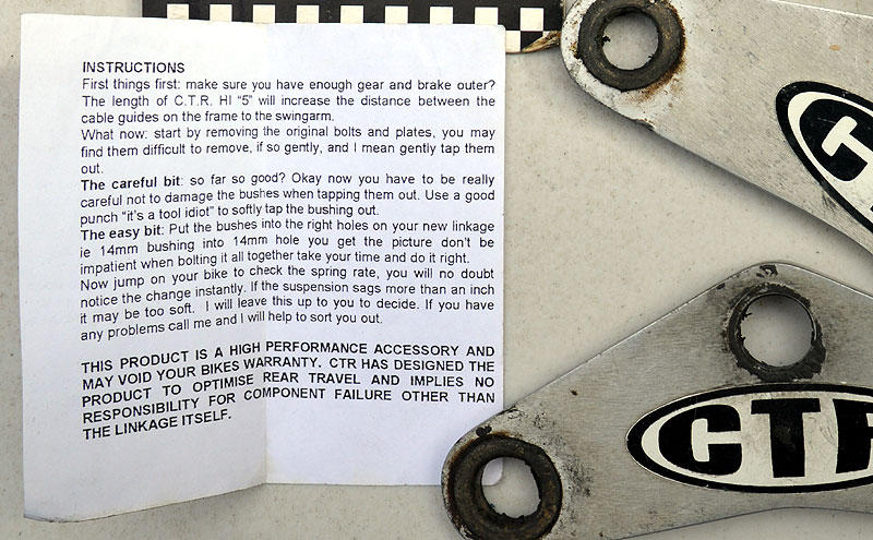 Hi5 linkage plates instructions