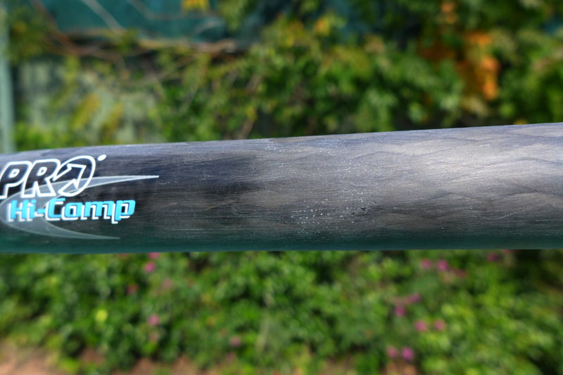 carbon bars sanded down
