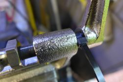 Improvised threading distance stop using zip-tie