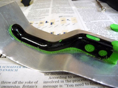 Making a mold for carbon fiber brake lever